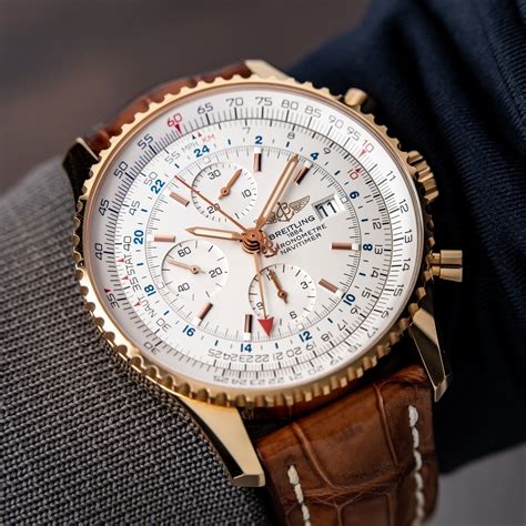 Breitling navitimer world gmt chronograph